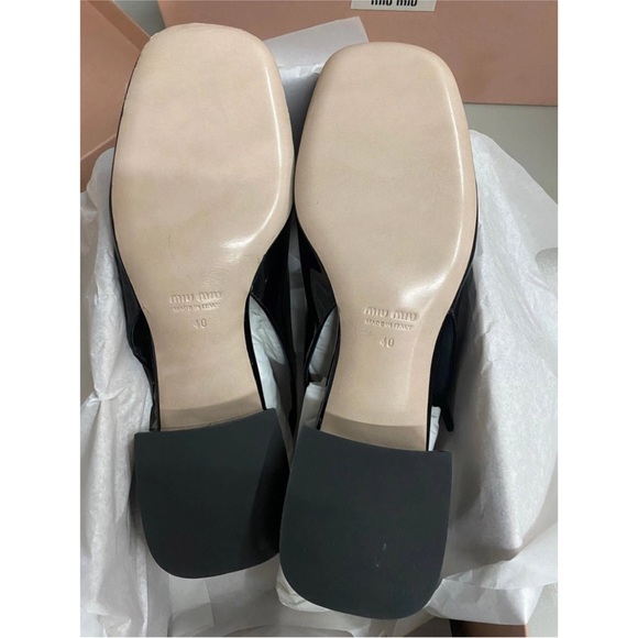 New Authentic Miu Miu Mary Jane Shoes - Picture 2 of 5